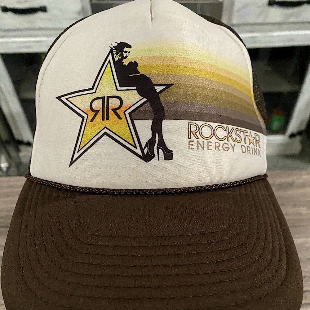 Vintage Rockstar Energy Drink Hat